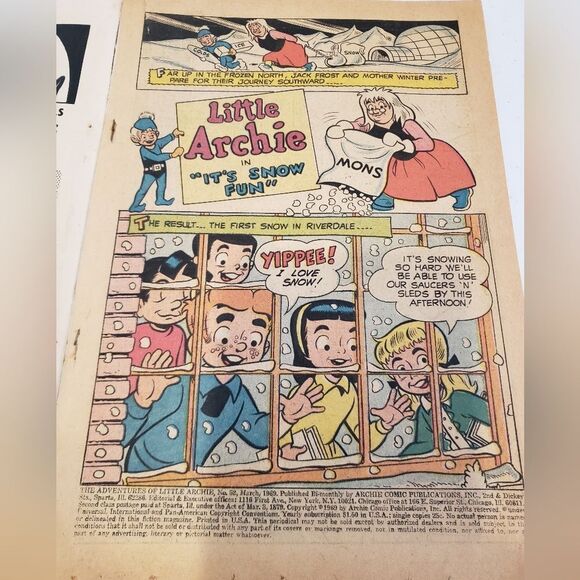 The Adventures of Little Archie Comic Book - Picture 3 of 6